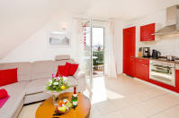 Wohnbereich Ferienwohnung Wasserblick